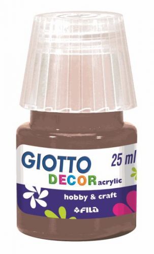 Akrylová barva Giotto Decor matt  25 ml - světle hnědá