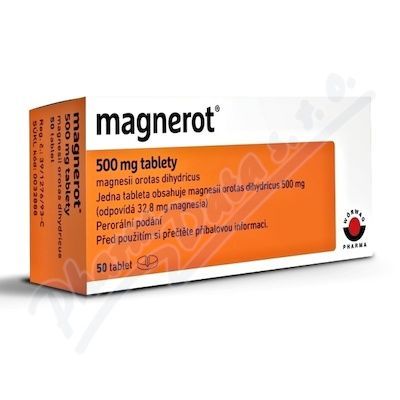 MAGNEROT 500MG neobalené tablety 50 I