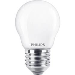 LED žárovka Philips Lighting 76347300 230 V, E27, 4.3 W = 40 W, teplá bílá, A++ (A++ - E), kapkovitý tvar, 1 ks