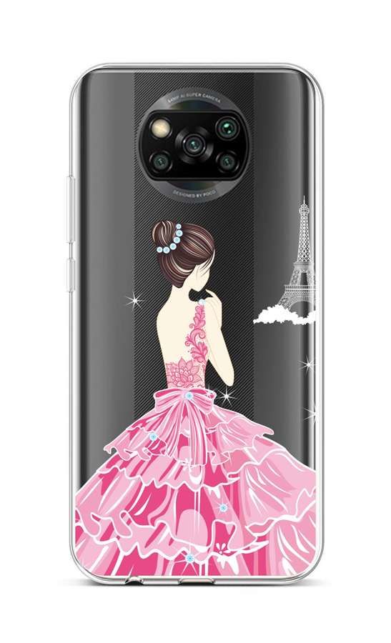 Kryt TopQ Xiaomi Poco X3 silikon Pink Princess 60849