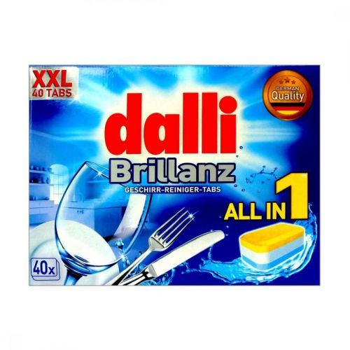 Dalli (Německo) DALLI BRILLANZ ALL IN 1 Tablety do myčky 40ks
