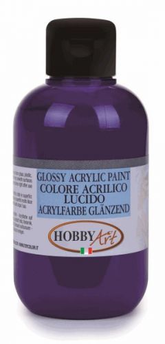 Akrylová barva Hobby Art, lesklá 250ml  - fialová