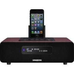 Stolní rádio Sangean EPOCH 380, Apple Dock, AUX, Bluetooth, DAB+, FM, hnědá