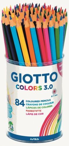 Sada pastelek Giotto Colors v plastovém boxu - 84 ks