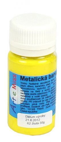 Univerzální barva-metalická 40g barva žlutá