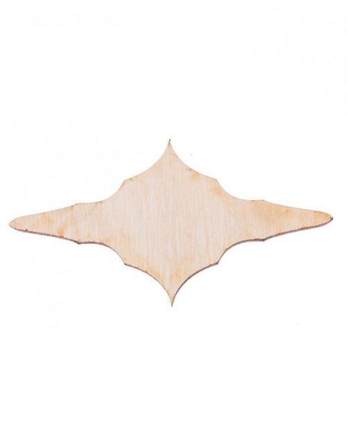 FK Dřevěná ozdoba (ornament) - 8x4 cm