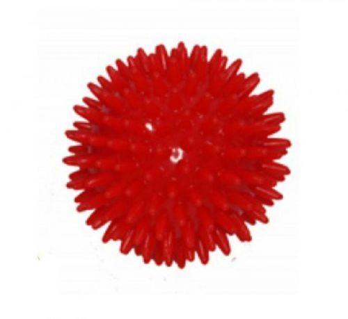 Modom Masážní míček ježek 8 cm - červený