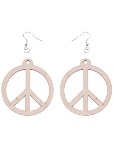 FK Dřevěné náušnice - 4x3 cm