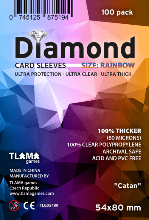 TLAMA games Obaly na karty Diamond Rainbow: 