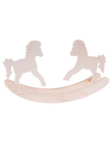 FK Dřevěná ozdoba (houpačka - koníci) - 19x11 cm