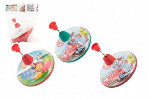 Teddies Káča točící plast průměr 16cm 3 druhy v sáčku