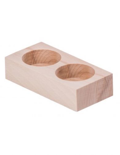 FK Dřevěný svícen - 10x5x2,5 cm