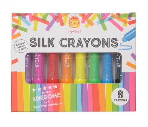 Tiger Tribe Hedvábné voskovky / Silk Crayons