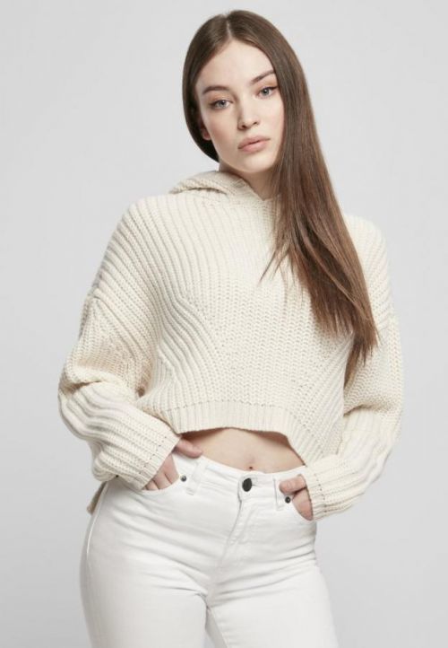 Ladies Oversized Hoody Sweater - whitesand 3XL