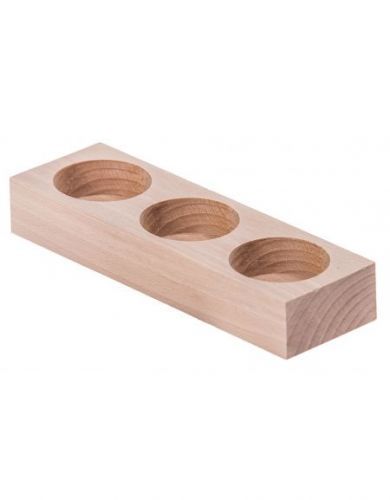 FK Dřevěný svícen - 16x5x2,5 cm