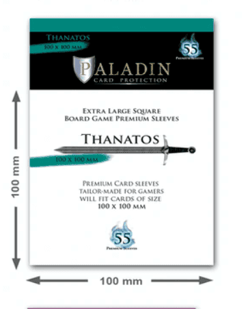 Board&Dice Obaly na karty Paladin: Thantos (100x100mm) 55 ks