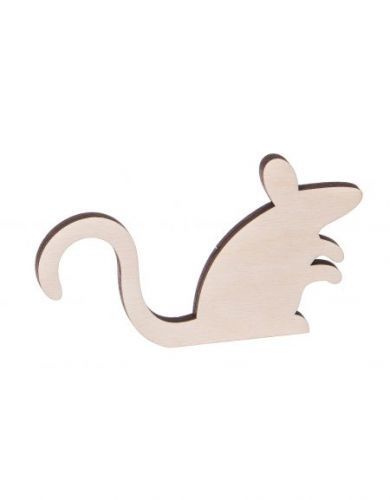 FK Dřevěná ozdoba - myš 13x7,5