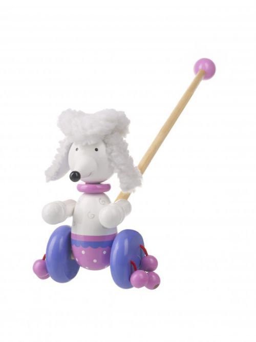 Orange Tree Toys Chodící Pudl / Push Along - Pom Pom The Poodle