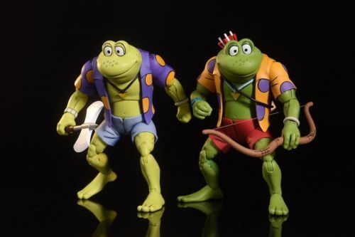 NECA | Želvy Ninja - sběratelské figurky Genghis and Rasputin 18 cm