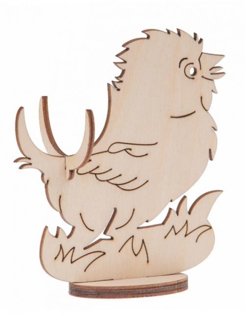FK Dřevěná ozdoba (kuře) - 10x7 cm