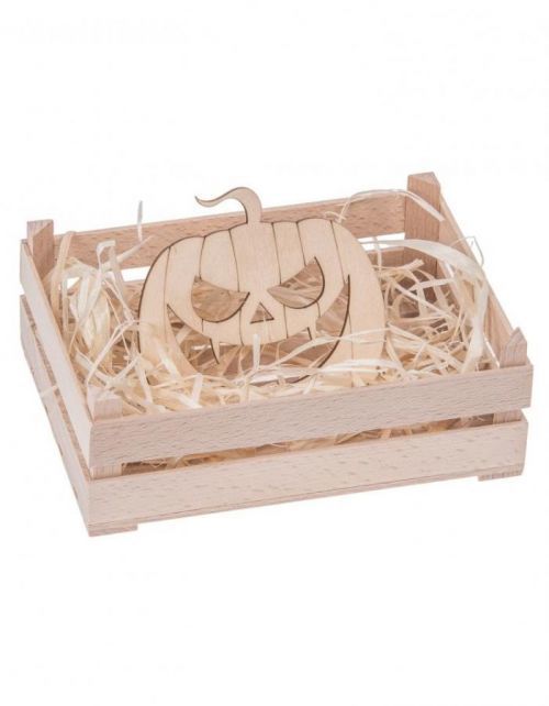 FK Dřevěná ozdoba (Halloween) - 10x9 cm