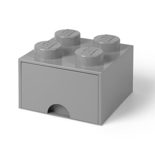 Šedý úložný box čtverec LEGO®