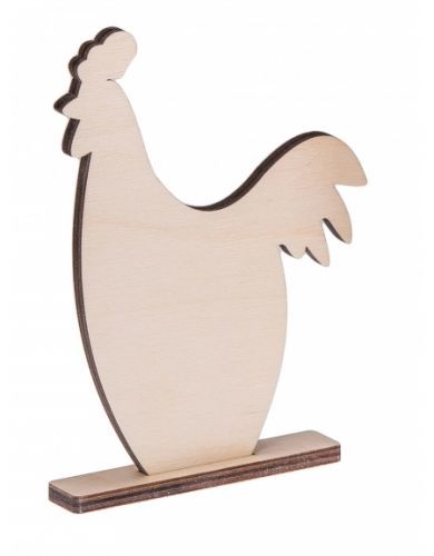 FK Dřevěná ozdoba (kohout) - 15x11 cm
