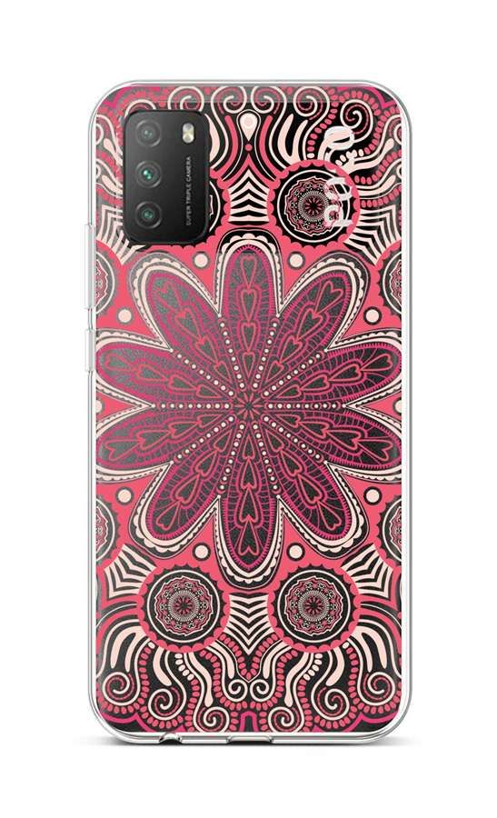 Kryt TopQ Xiaomi Poco M3 silikon Romantic Mandala 60634