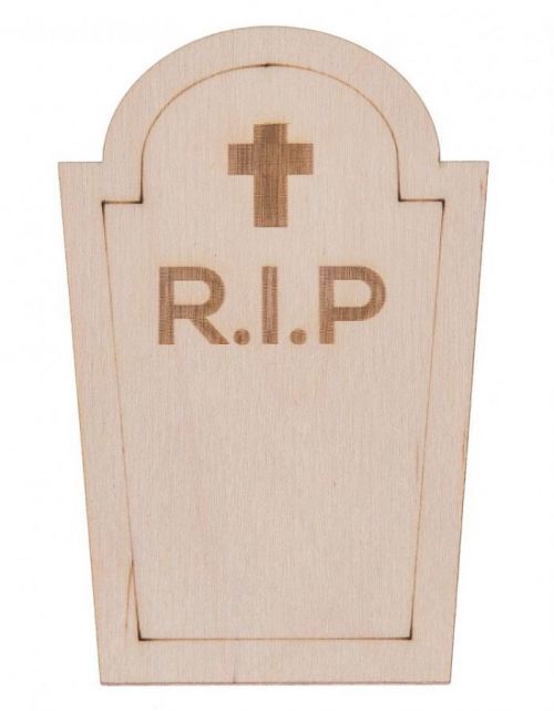 FK Dřevěná ozdoba (Halloween) - 10x6 cm