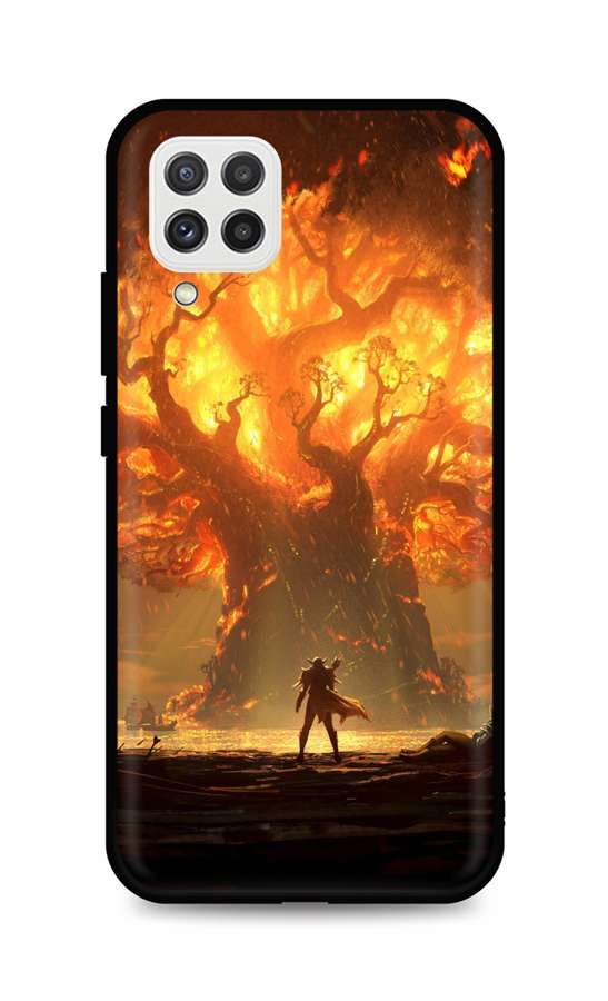 Kryt TopQ Samsung A22 silikon Warcraft 61149