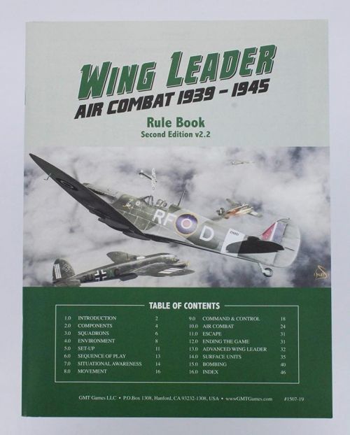 GMT Games Wing Leader: Victories 1940-1942, 2nd Ed. Update Kit