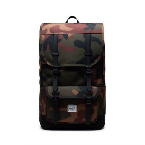 batoh HERSCHEL - Herschel Little America Pro Woodland Camo-Black (04988) velikost: OS