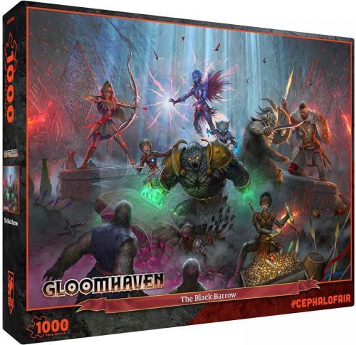 Cephalofair Games Gloomhaven Puzzle - The Black Barrow