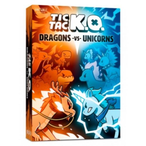 TeeTurtle Tic Tac KO Dragons VS Unicorns