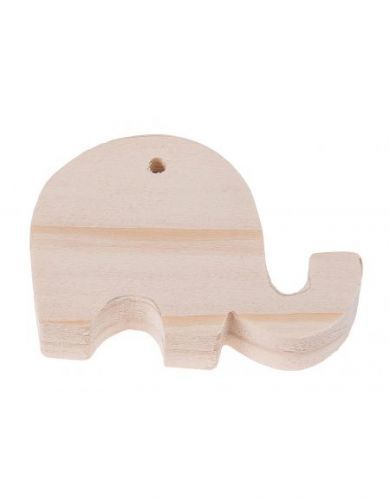 FK Dřevěná ozdoba (slon) - 5x3 cm