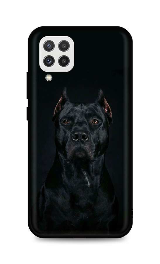 Kryt TopQ Samsung A22 silikon Dark Pitbull 61097