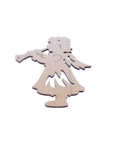 FK Dřevěná ozdoba (anděl) - 10x8 cm