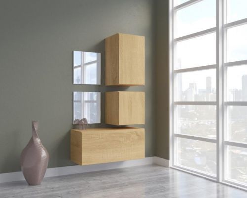 Ral Předsíňová stěna Mia 4 - Zlatý dub