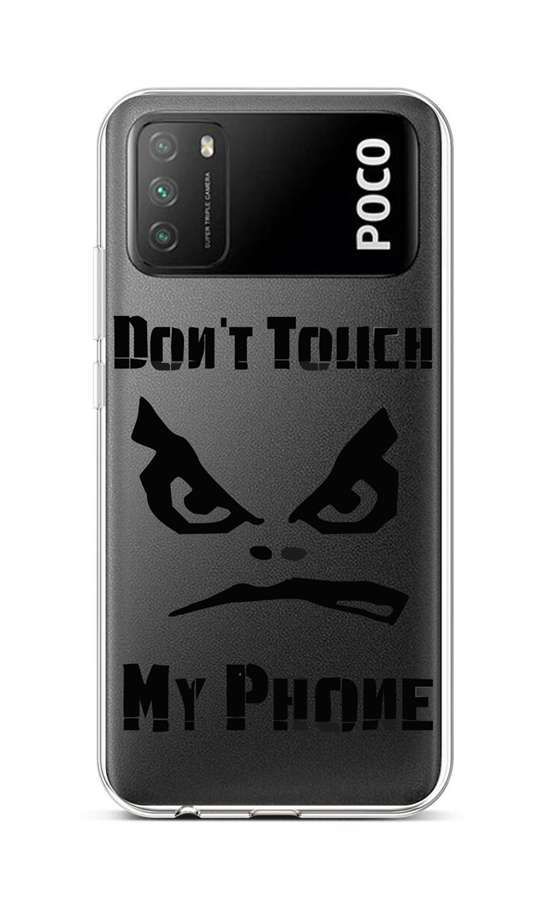 Kryt TopQ Xiaomi Poco M3 silikon Don't Touch průhledný 60641