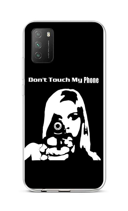 Kryt TopQ Xiaomi Poco M3 silikon Don't Touch Gun 60607