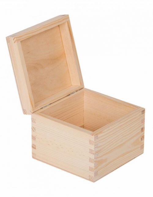 FK Dřevěná krabička  - 13,5x13,5x10,5 cm