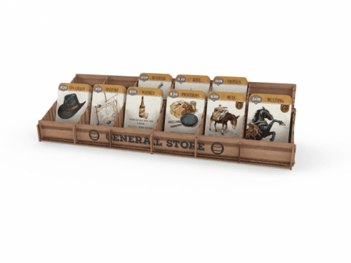 Kollosal Games Western Legends (Legendy Západu): dřevěný zásobník na karty