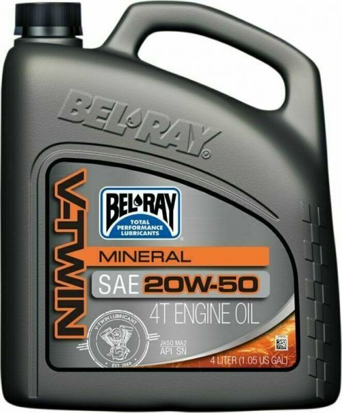 Bel-Ray V-Twin Mineral 20W-50 4L Motorový olej