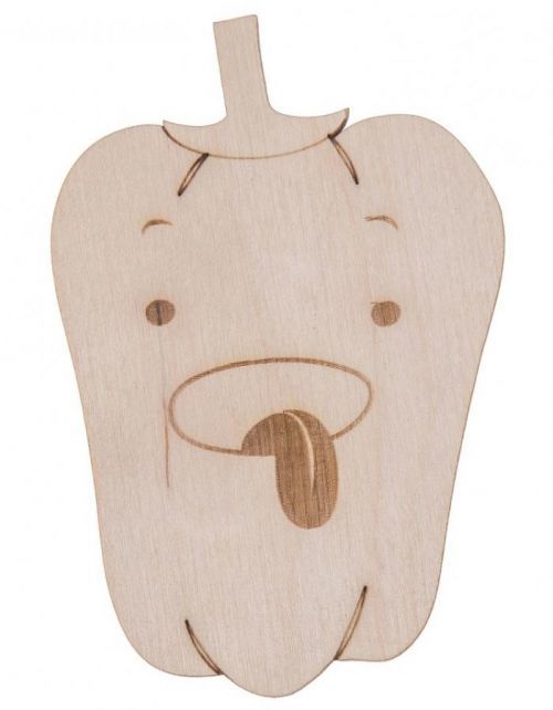 FK Dřevěná ozdoba (paprika) - 10x7 cm