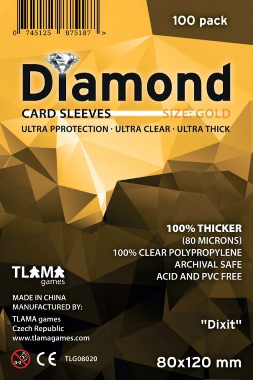 TLAMA games Obaly na karty Diamond Gold: 