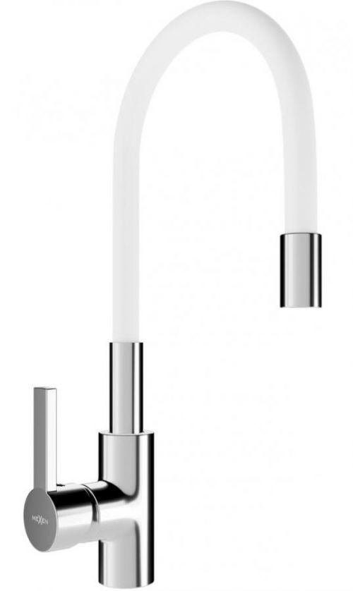 MEXEN Flex kuchyňské baterie, chrom / bílá 670.900 02 670900 02
