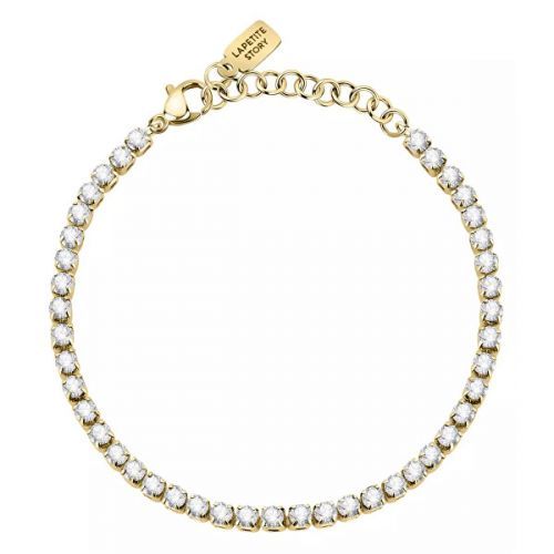 La Petite Story Elegantní pozlacený náramek s krystaly Friendship LPS05ARR73