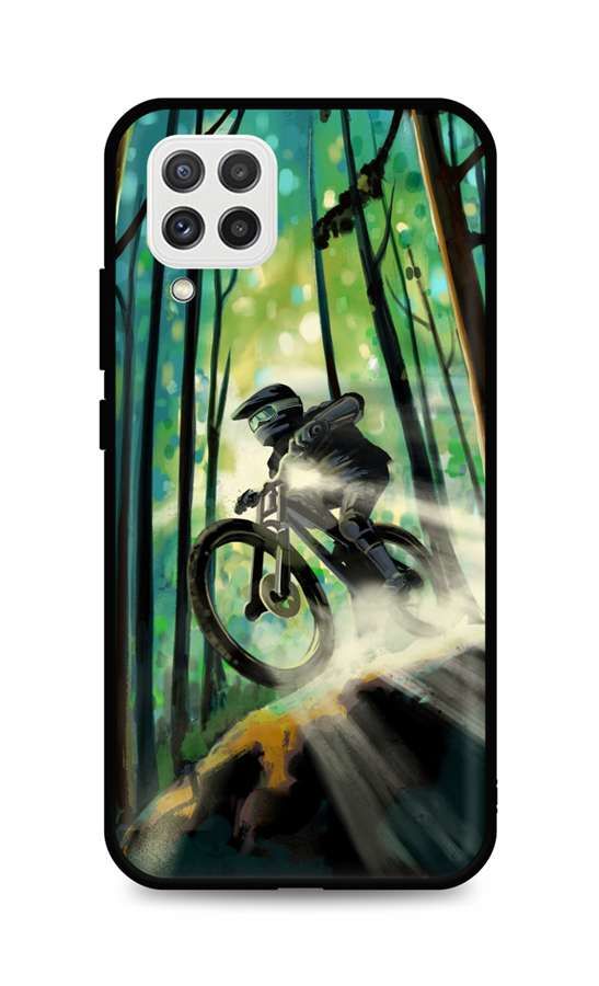 Kryt TopQ Samsung A22 silikon Mountain Bike 61135