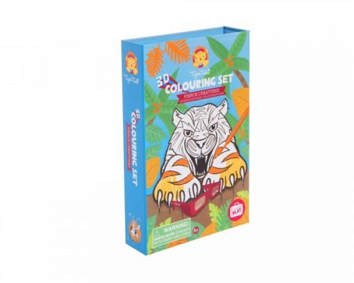 Tiger Tribe 3D Colouring Sets - Fierce Creatures