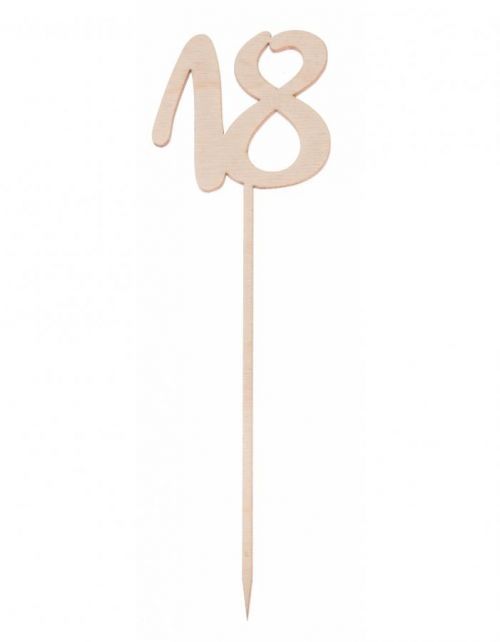 FK Dřevěná zapichovací ozdoba (18) - 21x6 cm